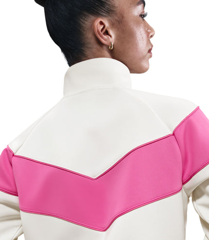 Nike Womens Sportswear Windrunner Knit Jacket - Sail/Playful Pink