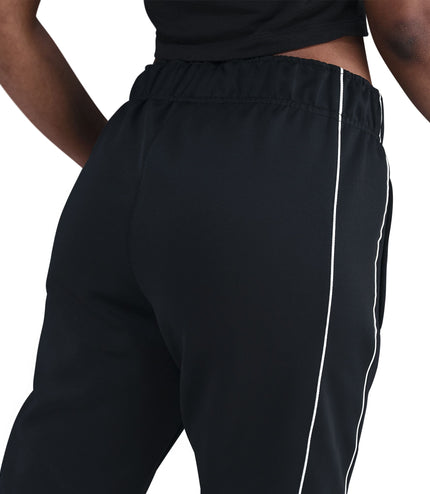 Nike Womens Windrunner Mid-Rise Slim Knit Pants - Black