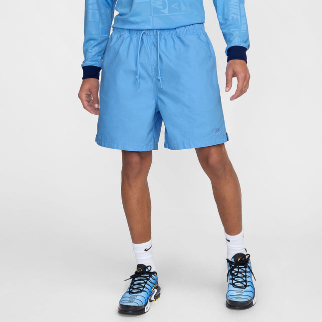 Nike Mens Club Flow Shorts - Light Blue