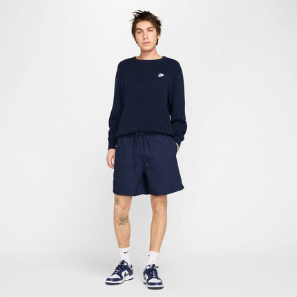Nike Mens Club Flow Shorts - Obsidian