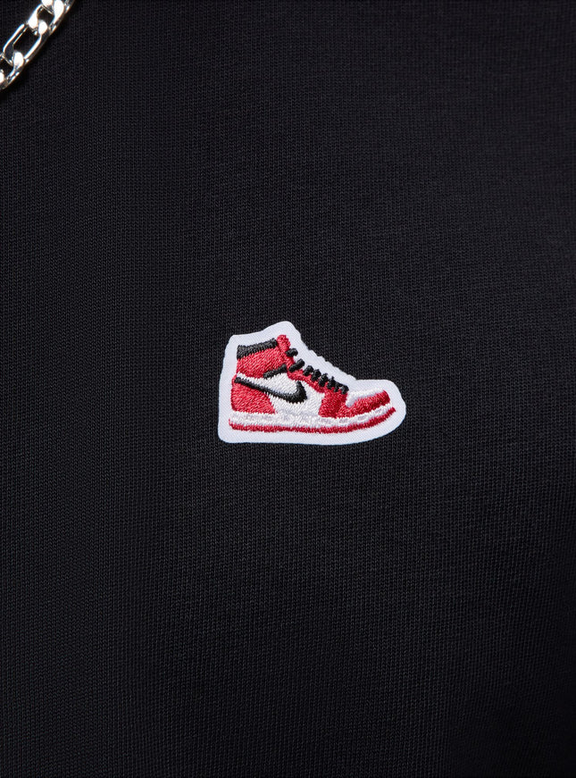 Air Jordan Mens Sneaker Patch Tee - Black