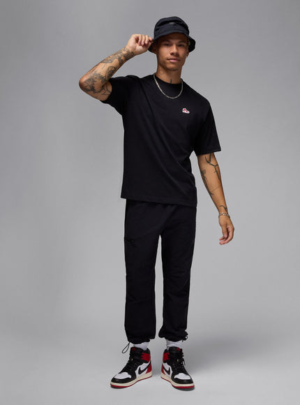 Air Jordan Mens Sneaker Patch Tee - Black