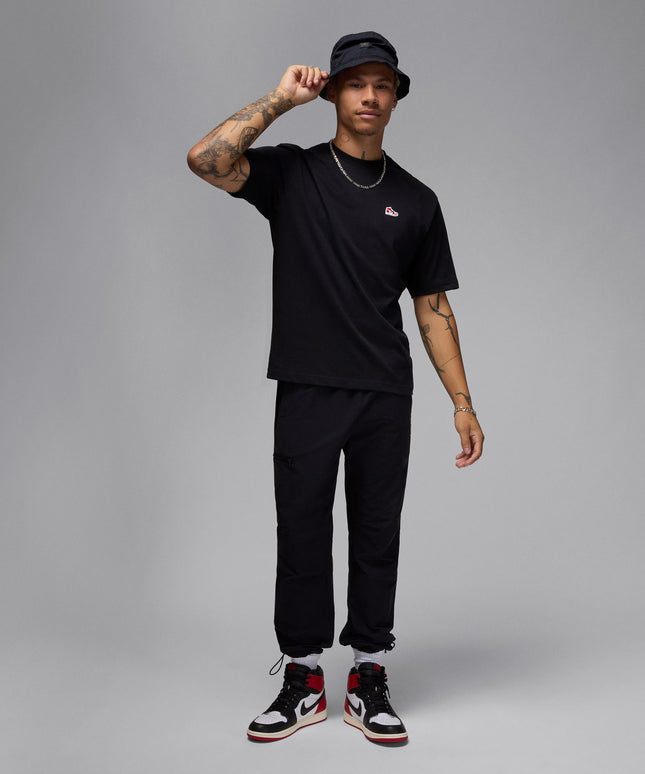 Air Jordan Mens Sneaker Patch Tee - Black