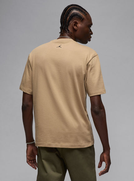 Air Jordan Mens Sneaker Patch Tee - Desert Camo/Black