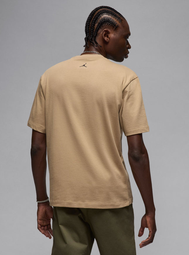 Air Jordan Mens Sneaker Patch Tee - Desert Camo/Black