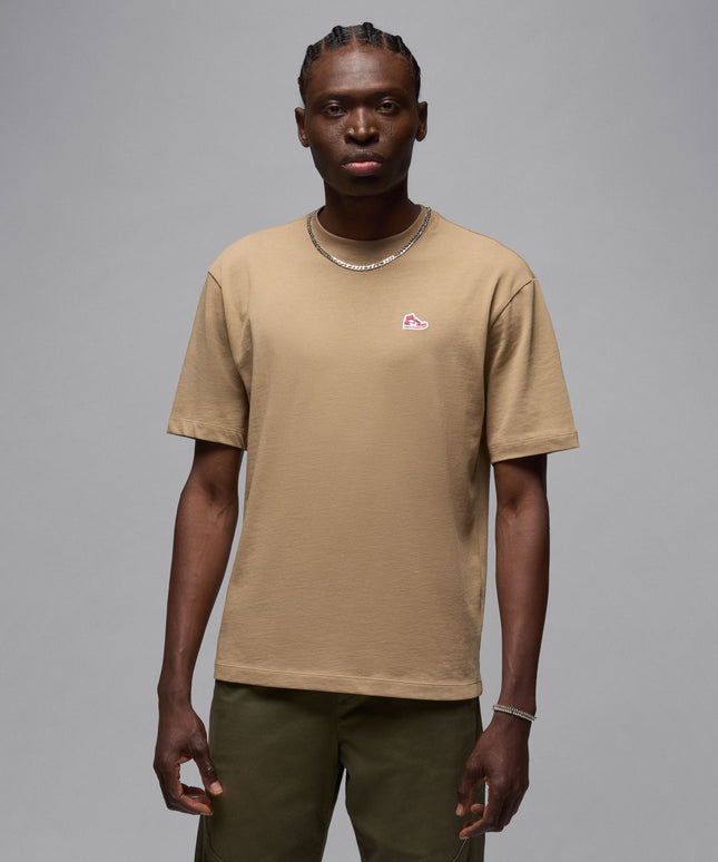 Air Jordan Mens Sneaker Patch Tee - Desert Camo/Black