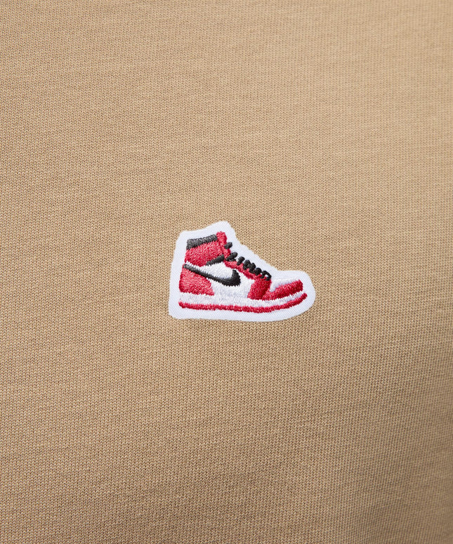 Air Jordan Mens Sneaker Patch Tee - Desert Camo/Black