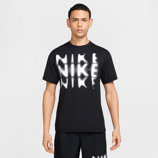 Nike Mens Hyverse Tee - Black/White