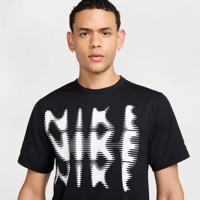 Nike Mens Hyverse Tee - Black/White