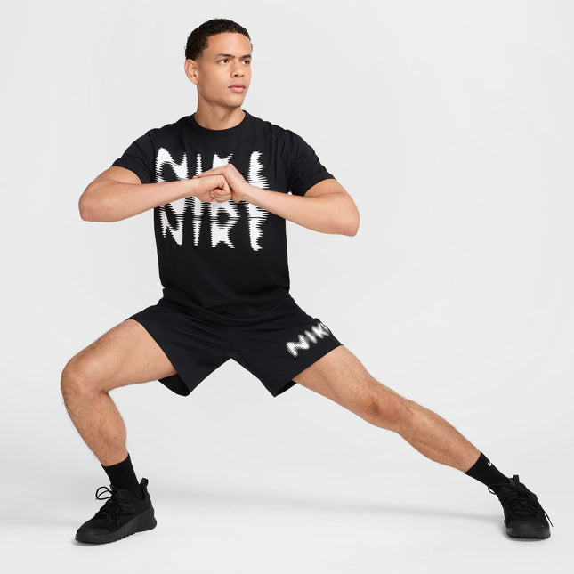 Nike Mens Hyverse Tee - Black/White