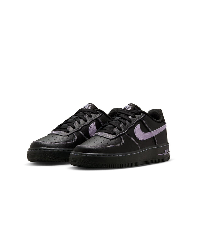 Nike Big Kids Air Force 1 LV8 - Black/Hydrangeas
