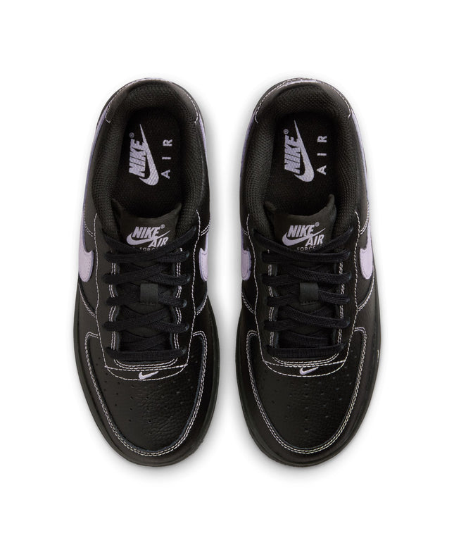 Nike Big Kids Air Force 1 LV8 - Black/Hydrangeas