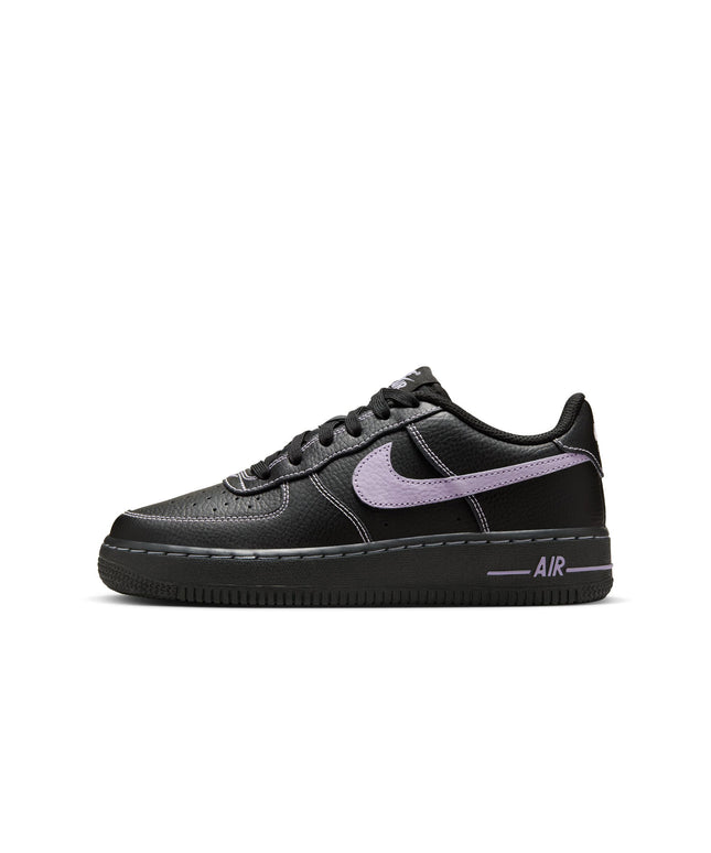 Nike Big Kids Air Force 1 LV8 - Black/Hydrangeas