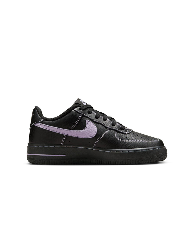 Nike Big Kids Air Force 1 LV8 - Black/Hydrangeas