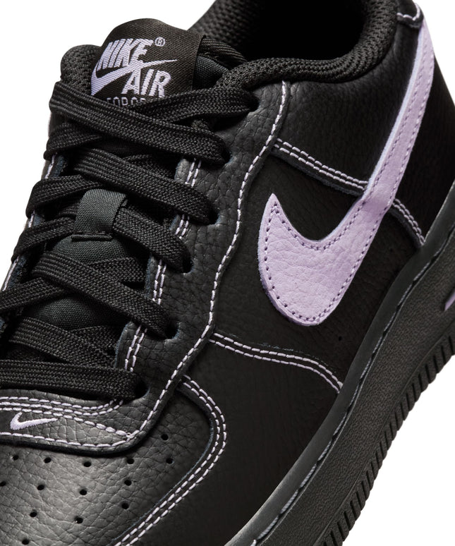 Nike Big Kids Air Force 1 LV8 - Black/Hydrangeas