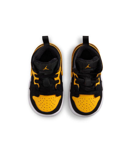 Air Jordan (TD) 1 Mid SE Black/Varsity Maize