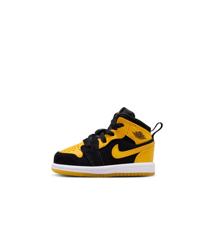 Air Jordan (TD) 1 Mid SE Black/Varsity Maize