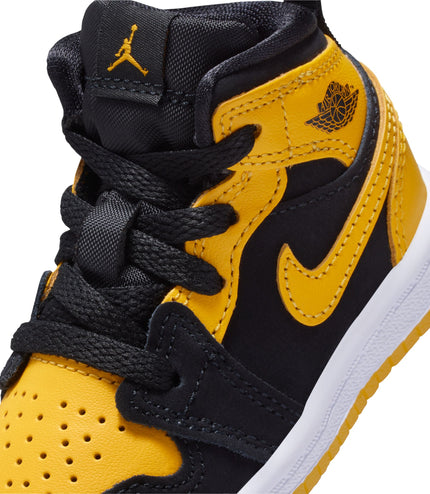 Air Jordan (TD) 1 Mid SE Black/Varsity Maize