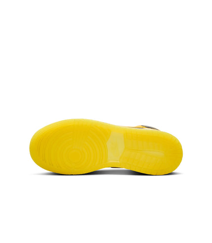 Air Jordan Big Kids 1 Mid SE - Black/Varsity Maize