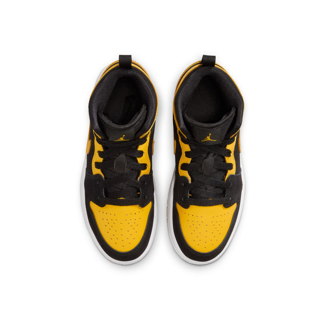 Air Jordan (PS) 1 Mid SE - Black/Varsity Maize