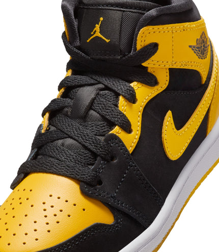 Air Jordan (PS) 1 Mid SE - Black/Varsity Maize