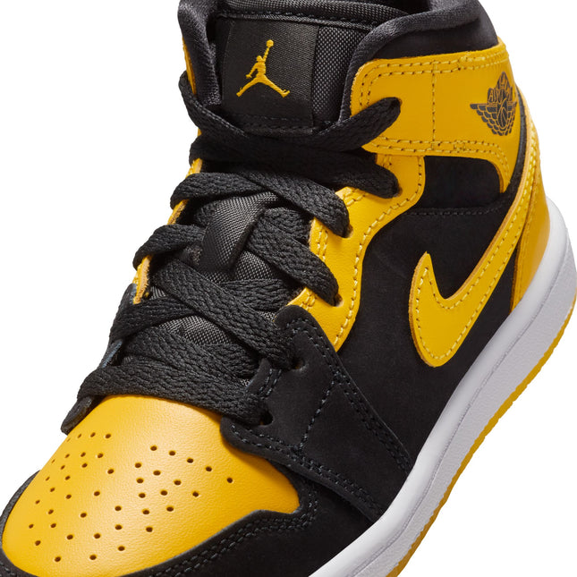 Air Jordan (PS) 1 Mid SE - Black/Varsity Maize