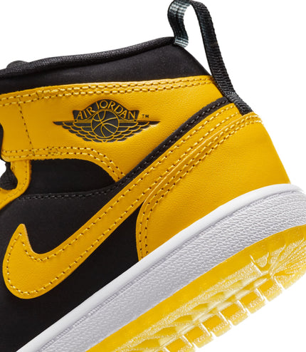 Air Jordan (PS) 1 Mid SE - Black/Varsity Maize