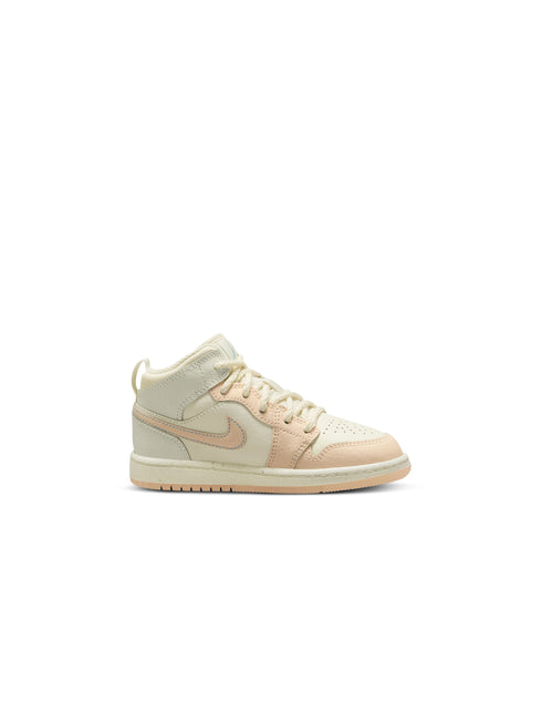 Air Jordan (PS) 1 Mid SE - Sail/Guava Ice