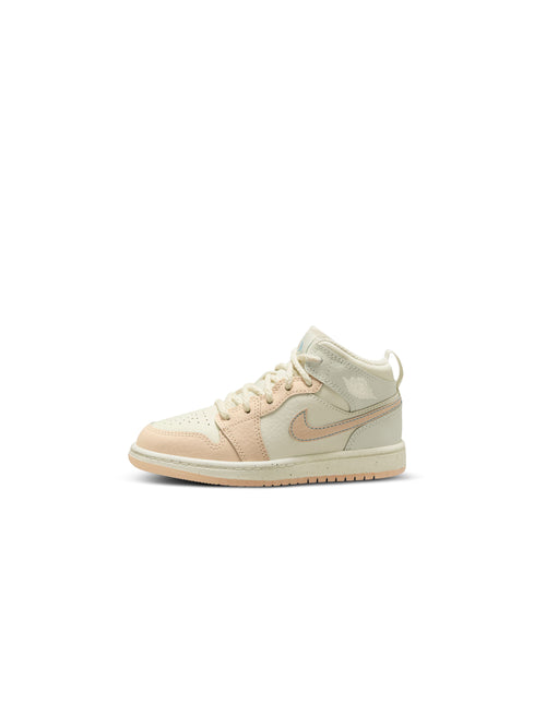 Air Jordan (PS) 1 Mid SE - Sail/Guava Ice