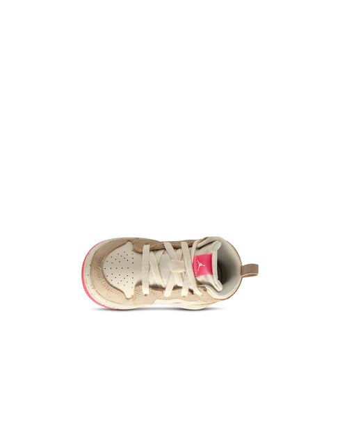 Air Jordan (TD) 1 Mid SE - Desert/Fusion Red