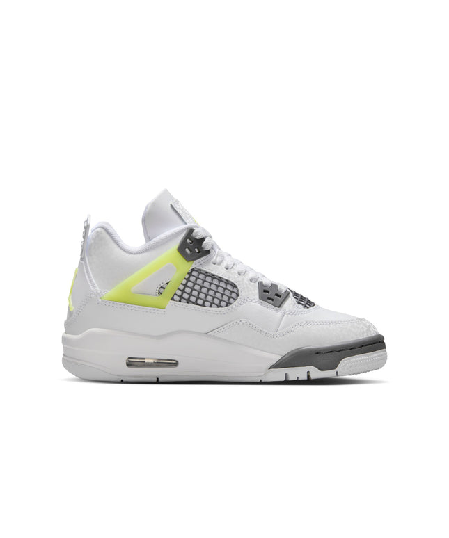 Air Jordan Big Kids 4 Retro - Lemon Twist