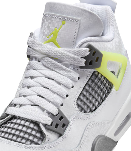 Air Jordan Big Kids 4 Retro - Lemon Twist