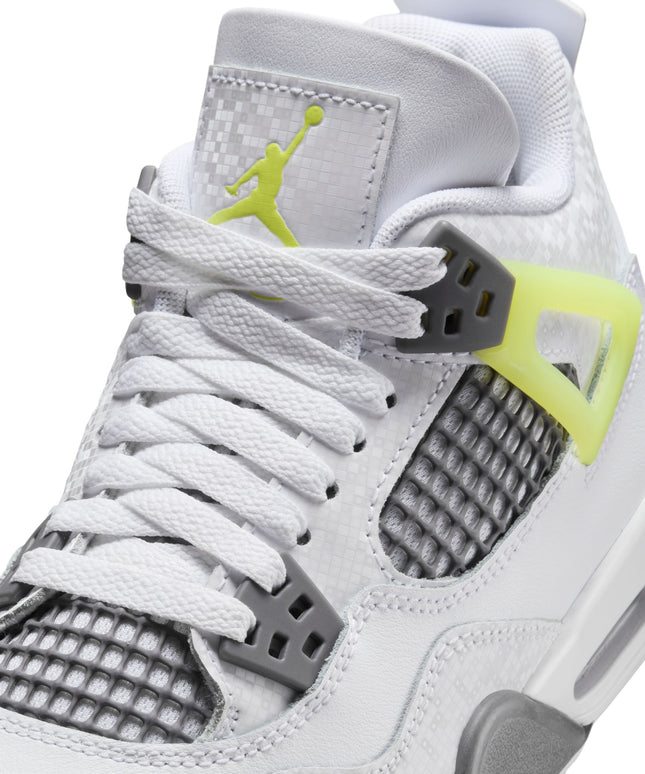 Air Jordan Big Kids 4 Retro - Lemon Twist