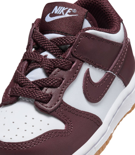 Nike (TD) Dunk Low - Burgundy Crush-Gum