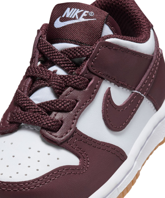 Nike (TD) Dunk Low - Burgundy Crush-Gum