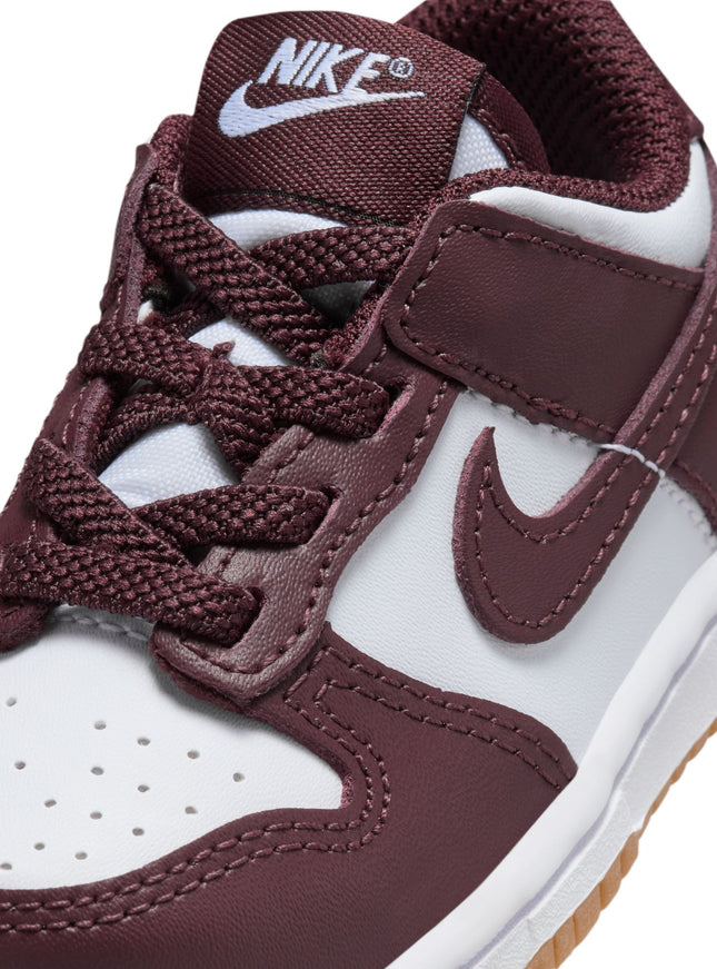 Nike (TD) Dunk Low - Burgundy Crush-Gum