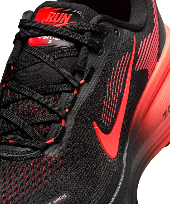 Nike Mens Vomero 18 - Black/Bright Crimson