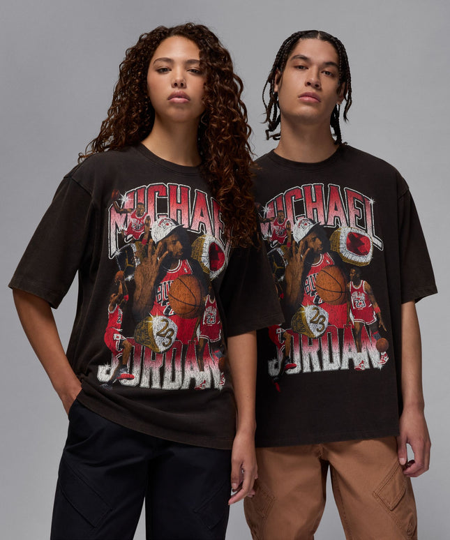 Air Jordan Mens  Flight Essentials Oversized Tee - Black