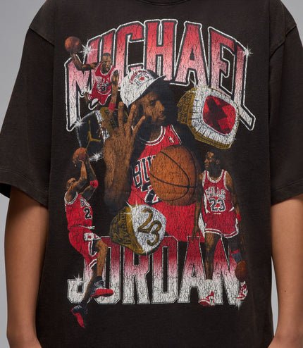 Air Jordan Mens  Flight Essentials Oversized Tee - Black