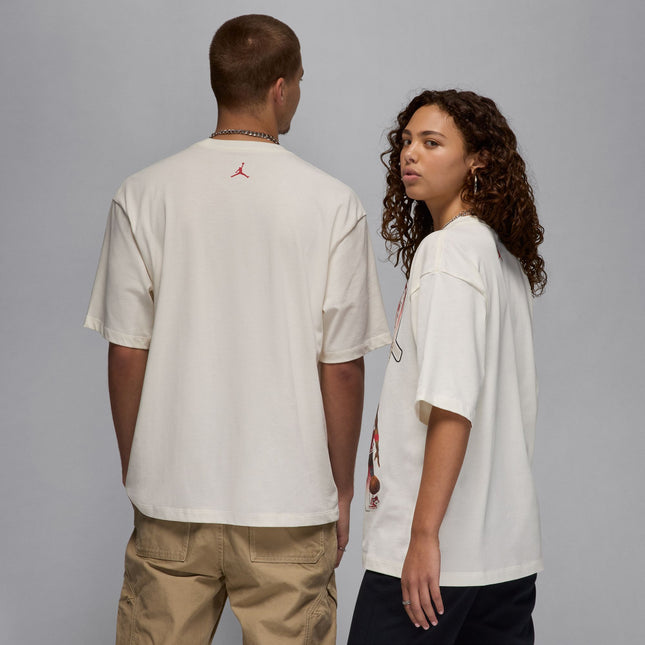 Air Jordan Mens  Flight Essentials Oversized Tee - Sail