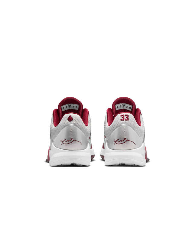 Nike Big Kids Kobe V Metallic Silver/Team Red