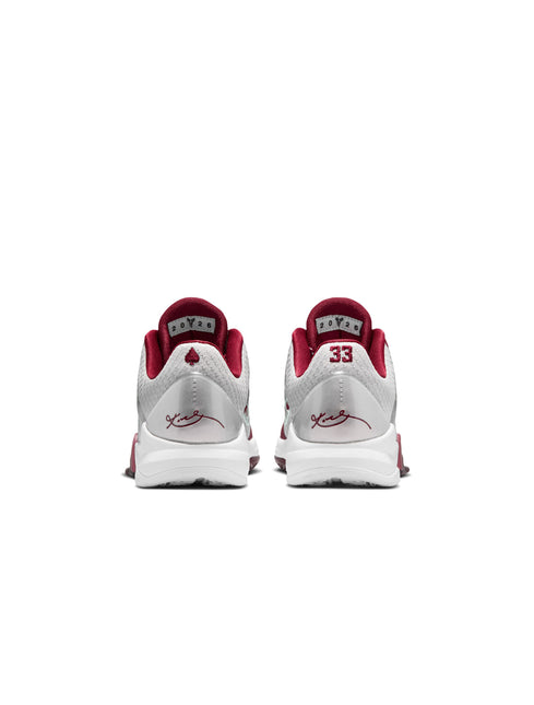 Nike Big Kids Kobe V Metallic Silver/Team Red