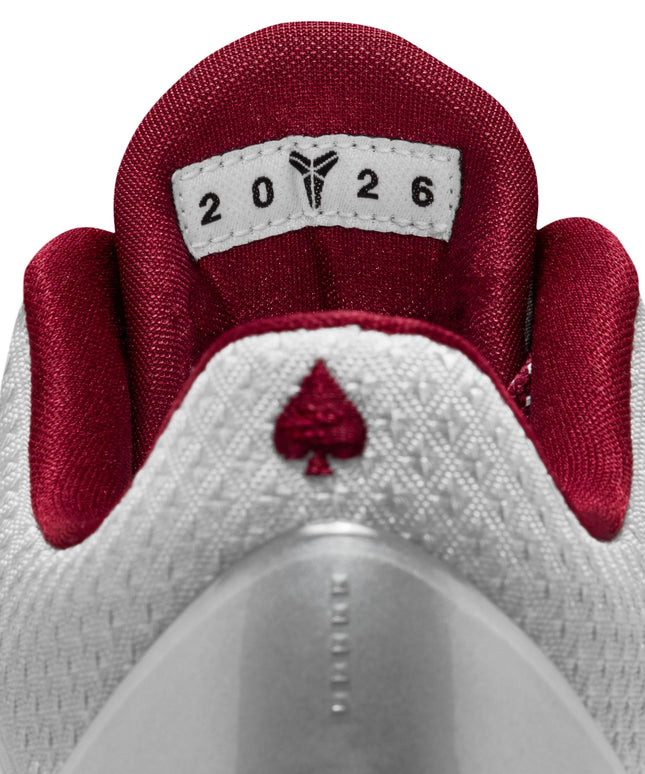 Nike Big Kids Kobe V Metallic Silver/Team Red
