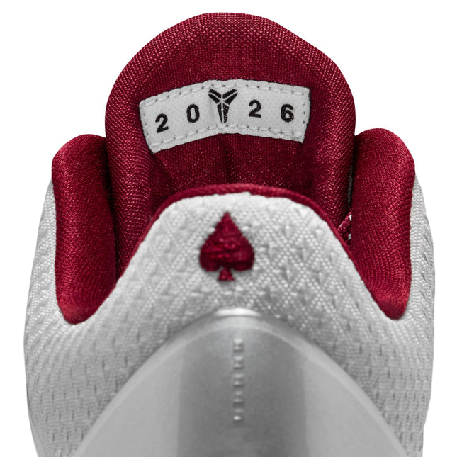 Nike Big Kids Kobe V Metallic Silver/Team Red