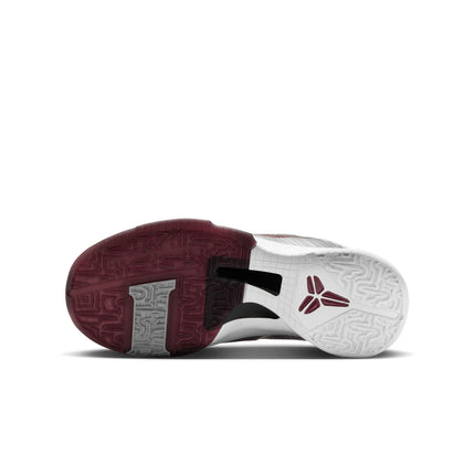 Nike Big Kids Kobe V Metallic Silver/Team Red