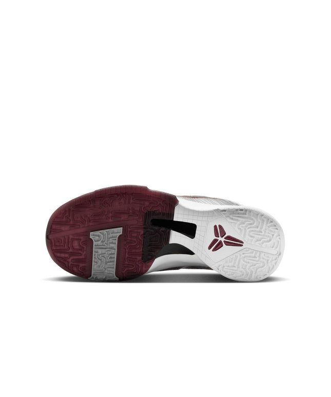 Nike Big Kids Kobe V Metallic Silver/Team Red