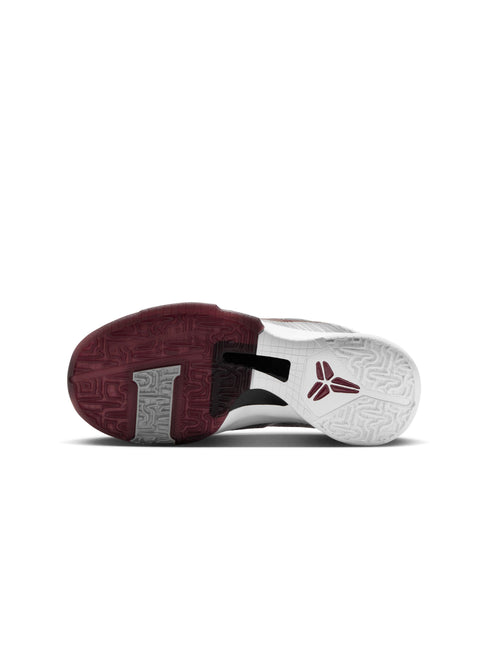 Nike Big Kids Kobe V Metallic Silver/Team Red