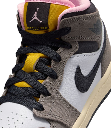Air Jordan (PS) 1 Mid SE - Oil Grey