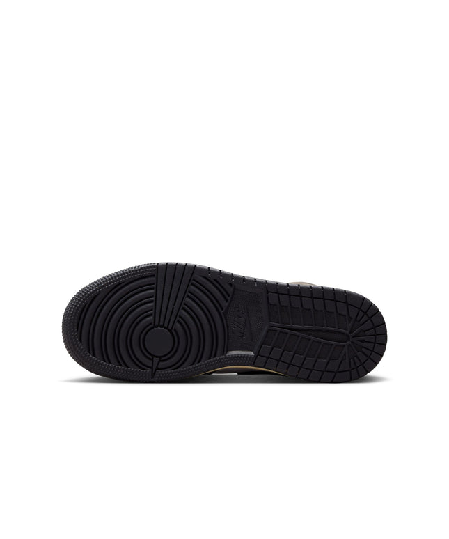 Air Jordan Big Kids 1 Mid SE- Oil Grey