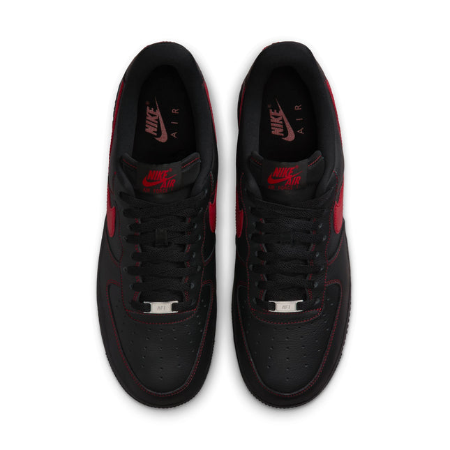 Nike Mens Air Force 1 '07 LV8 - Black/University Red - Denim Exchange